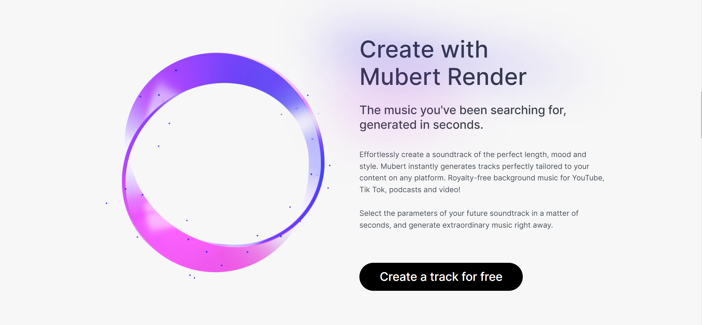 Mubert.com AI Demonstration